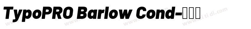TypoPRO Barlow Cond字体转换